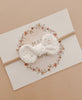 White Broderie Bow