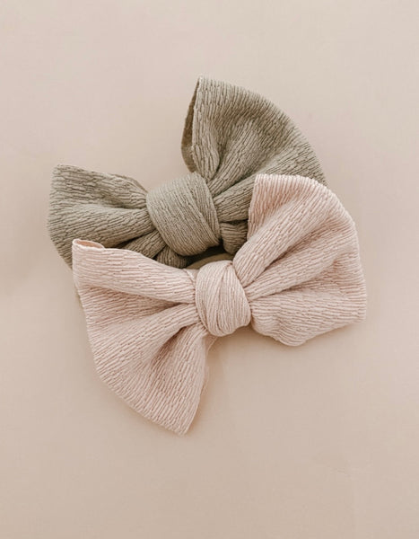 Large Fabric Bows