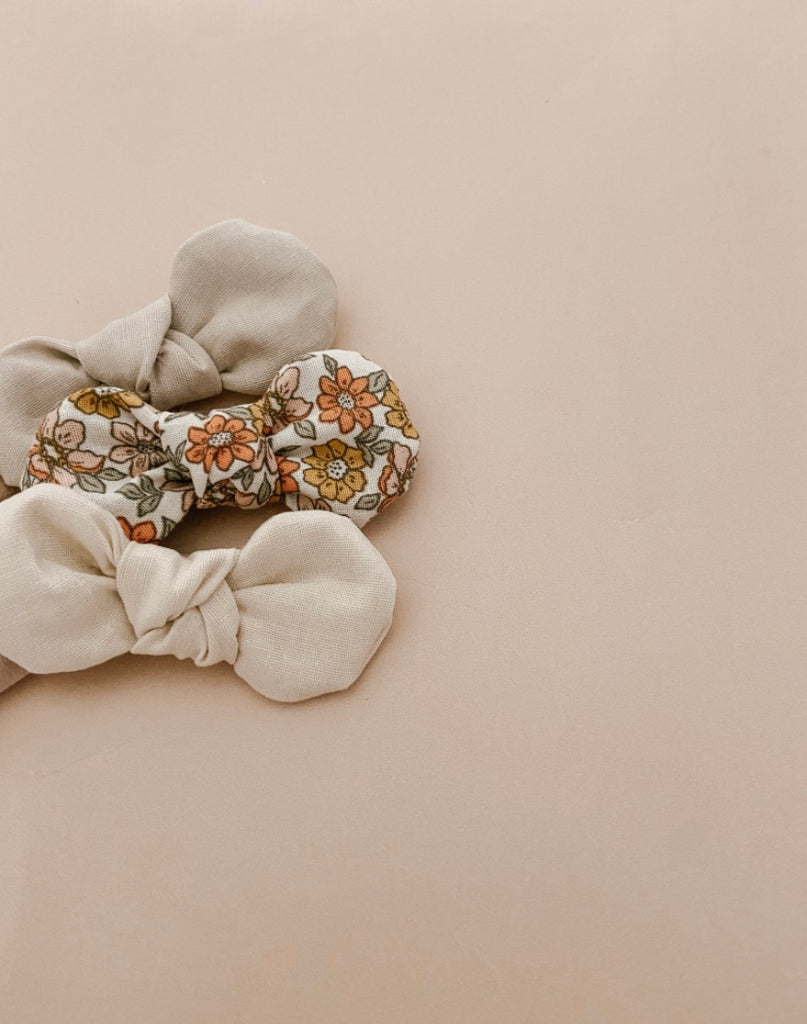 “Billie” Floral Bow Trio