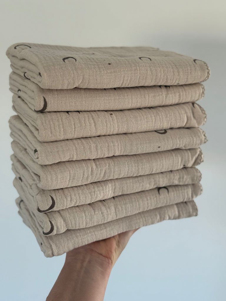 “Choc Moon” Swaddle