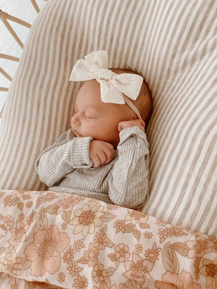 Broderie Bow Headband