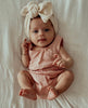 Cream Gauze Topknot