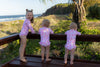 Different aged girls wearing Mae and Rae Zahli swimmers Gold Coast, Australia