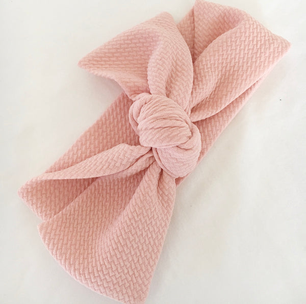 Textured Apricot Topknot