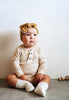 Mustard Pompom Topknot