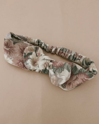 Vintage Floral “Petite” Topknot