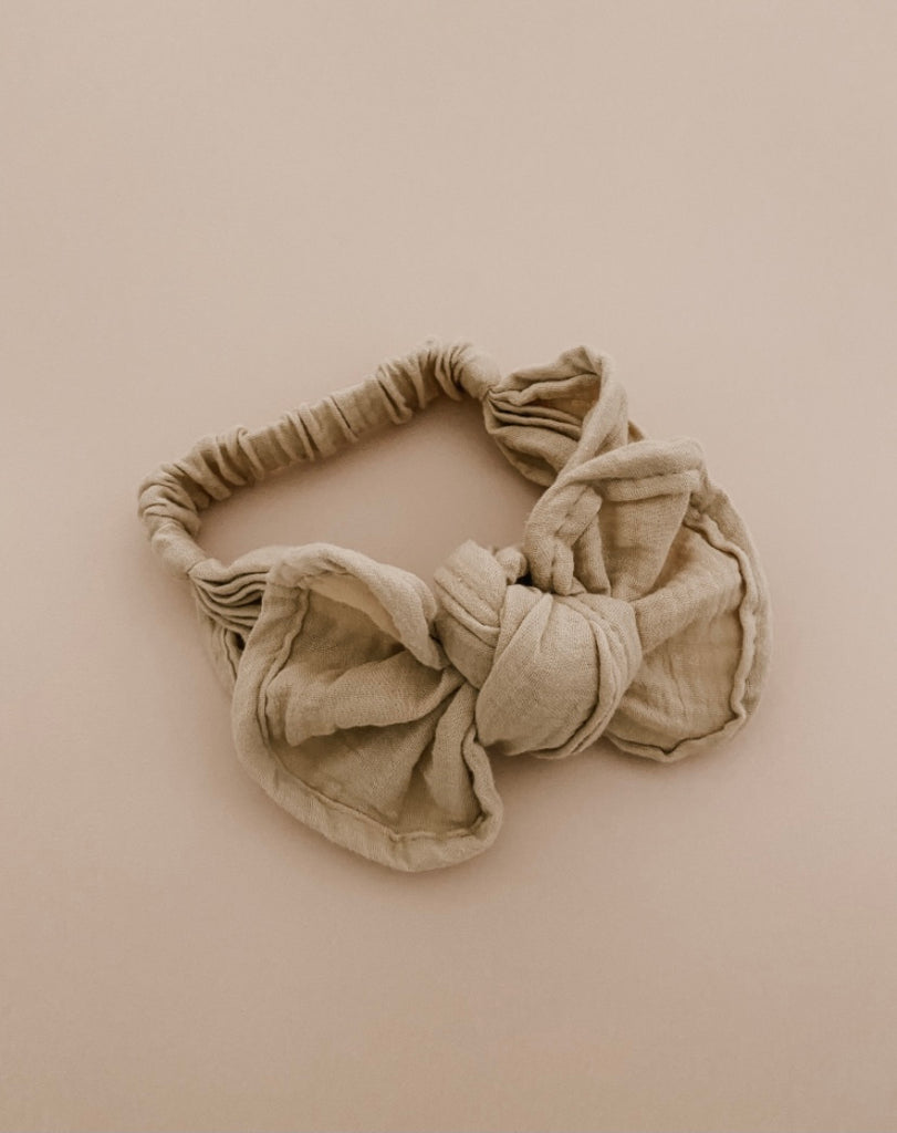 Golden Gauze Topknot