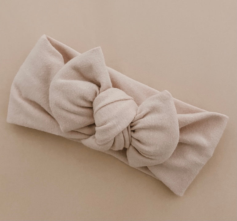 Blush Fabric Topknot