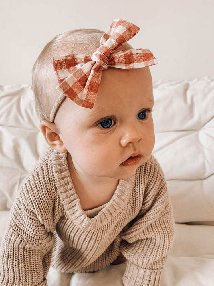 Red Gingham Bow