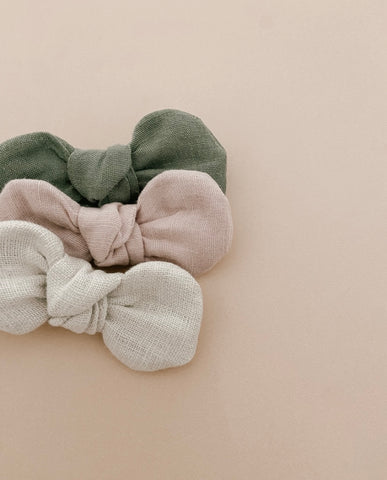 Linen Bow Set