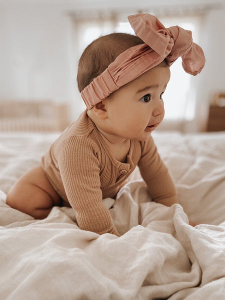 Dusty Pink Topknot
